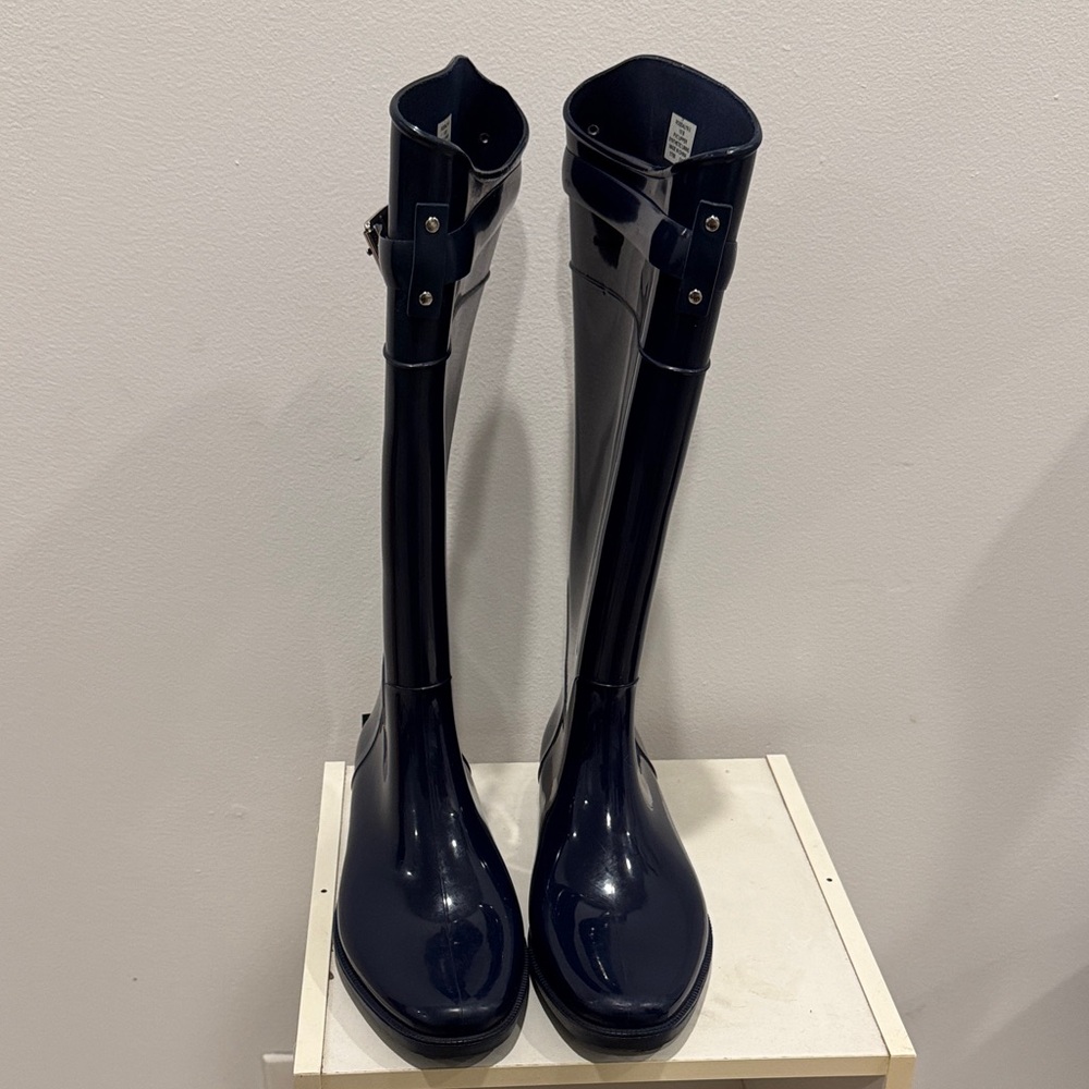 Lauren Ralph Lauren Navy Rain Boots